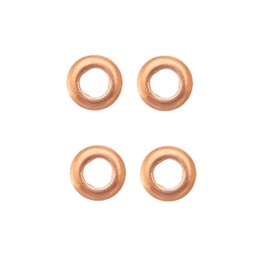 MKAREPAR 4 x Diesel Engine Injector Copper Washers Sealing Rings Compatible with Vito Sprinter A-Class Sprinter A C S Class Smart A6110170060 (Washers)
