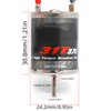 Brushed Motor 370 Stainless Steel Brushed Motor 31T Replacement for