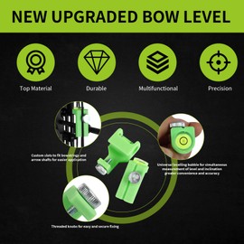SPG Bow Level Tuning Kit - Compound Bow Tuning Tools with Arrow Rest Level, Universal Bubble