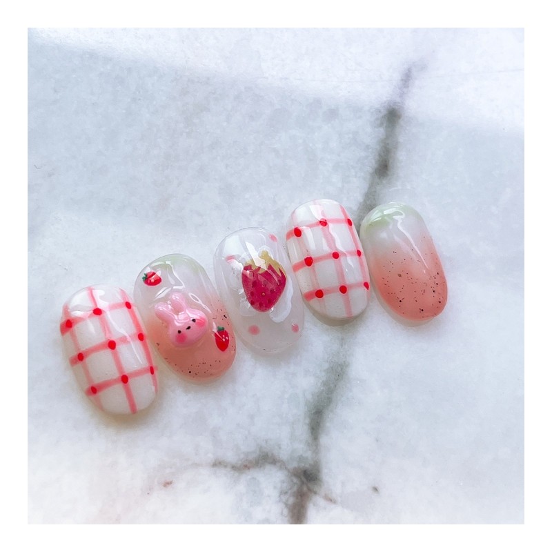 Strawberry Gra - Square / 딸기그라 - 스퀘어