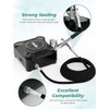 Oasser Airbrush Kit with Air Compressor, Dual Action 40 PSI