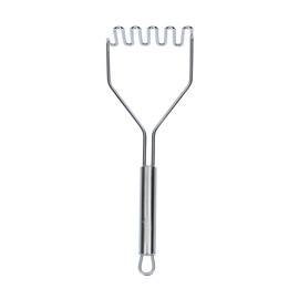 Potato Masher 1 Pack with Ergonomic Handle Heavy-Duty Vegetable Masher Dishwashable Durable Stainless Steel For Avocado, Beans, Sweet Potatoes, And, More