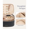 Prite Makeup Bag Portable Cosmetic Organizer with Brush Holder Waterproof