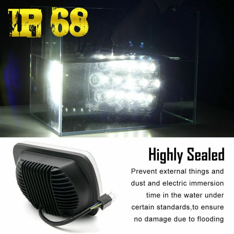 uspart- 2pcs Fit Kenworth T300 1995-2008 DOT 7x6'' 5x7'' LED