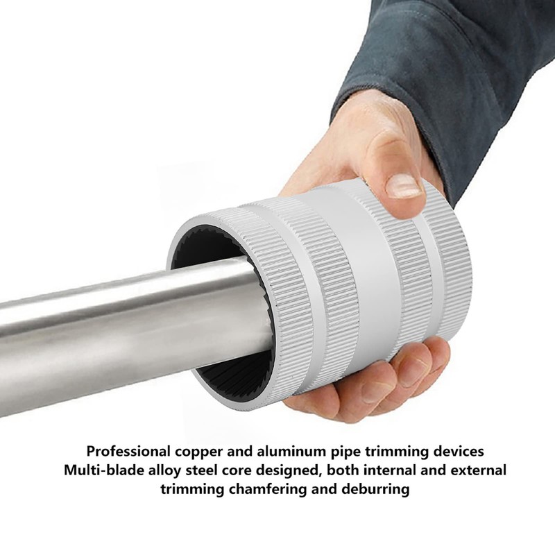 2 PVC Chamfer Tool,Inner and Outer Reamer Pipe Deburring Tool