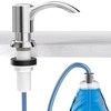 SAMODRA Built-in Kitchen Sink Soap Dispenser (Chrome) with 39" Extended