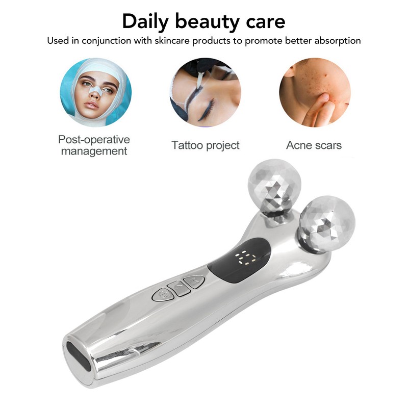 4D Face Massager Roller Skin Lifting Tightening Facial Roller Contouring
