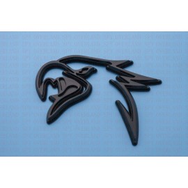 Aftermarket Products Matte Black HELLHAWK Fits Jeep TrackHawk Grand Cherokee Emblem Badge