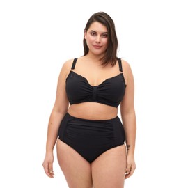 Zizzi Swim by Women's Bikini Briefs Large Sizes, black