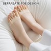 Caudblor 6 Pairs of Ankle Socks Women's Toe Socks Invisible