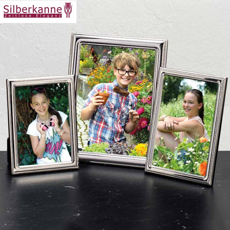 SILBERKANNE Picture Frame Hammer Look 13 x 18 cm Premium
