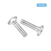 sourcing map 1/4-20x1" Carriage Bolt, 10pcs Round Head Square Neck