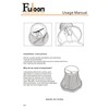 Fuloon Clip on Chandelier Lamp Shades, 3.14x5.51x4.72 in, Small Sconce