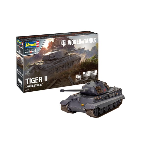 Revell, Unvarnished Panzer 03503 Tiger II Ausf. B Königstiger World