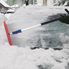 SHINMING Snow Rakes Roof Rake, 5-12 Ft Extendable (Up to