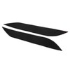 2pcs Headlight Eyebrow Eyelids Trim Decoration Car Light Eyebrow Replacement
