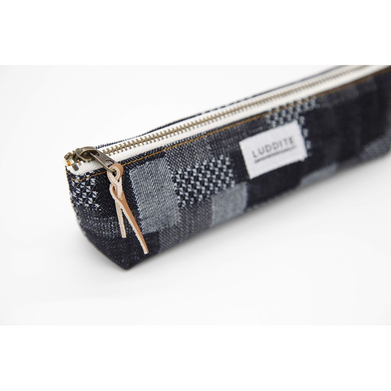 Luddite LDD-BPN-101 Boat Pen Case, Jacquard Denim Patchwork