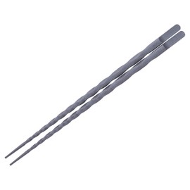 Kai Corporation KAI KITCHEN DH8090 Easy to Grip Chopsticks, 10.6 inches (27 cm), Tip, Anti-Slip, Miso Removal, Spatula, Dishwasher Safe, Black, Made in Japan