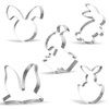 Easter Bunny Rabbit Cookie Cutter Set - 5 Piece -