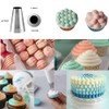 Tabiger Large Piping Tips, 6-Pack Cake Piping Nozzles Kit Stainless