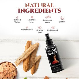 605Products - Smoked Sandalwood Air Freshener - Room Spray for Home, Bathroom, and Bedroom - Long Lasting Odor Eliminator with Essential Oil and Natural Ingredients - Home Fragrance Essential - 2 Pack