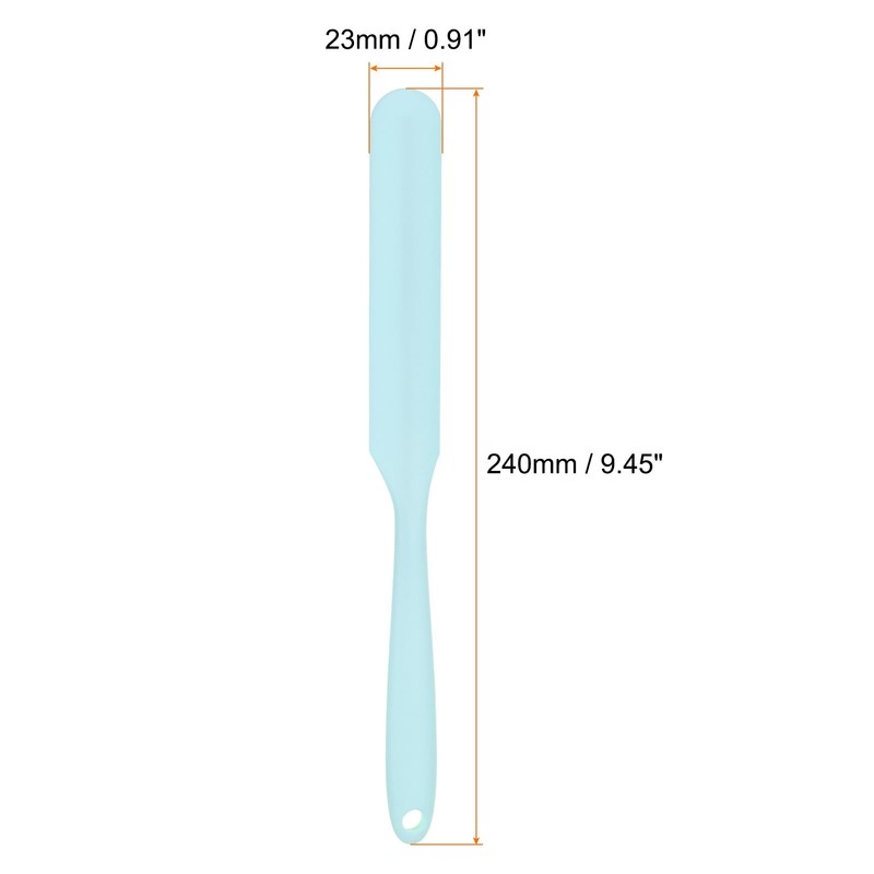HARFINGTON 1Pcs Silicone Spatula Scraper 9.45" Reusable Non-Stick Flexible Spatulas