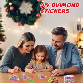15PCS Unicorn Diamond Painting Craft Kits for Kids 5D DIY Diamond Arts and Crafts for Kids Key Pendant Bag Decor Christmas Tree Decoration Christmas Birthdays Gifts for 5 6 7 8 9 Years Old Boys Girls