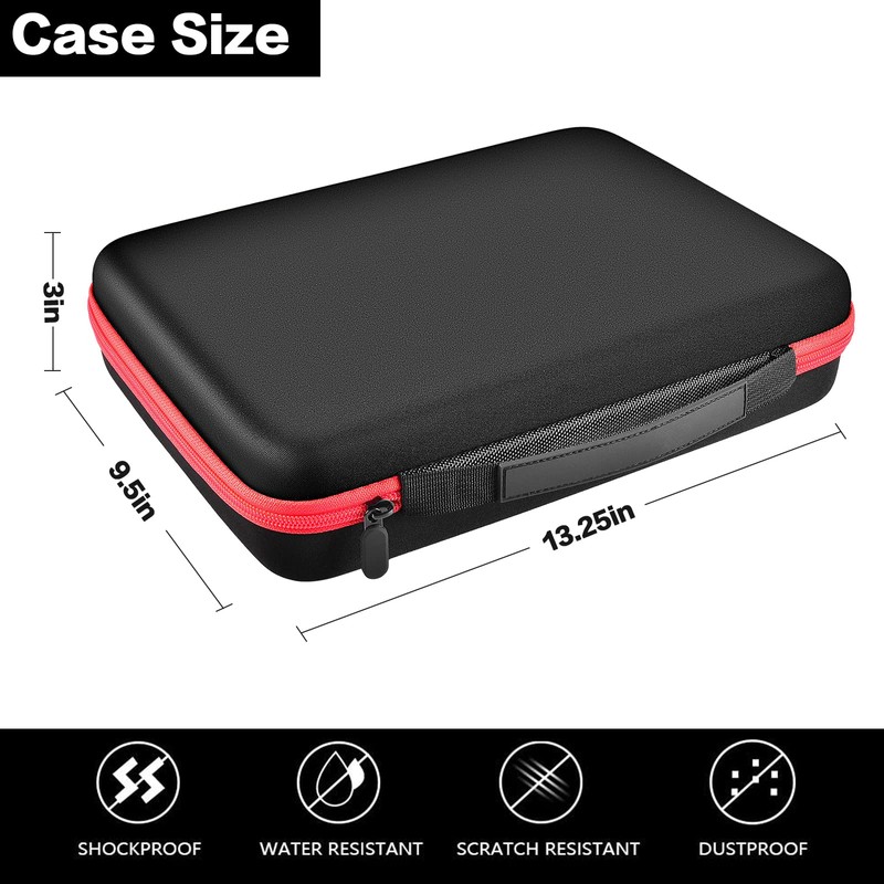Comecase Battery Organizer Storage Box, Carrying Case Bag Holder -