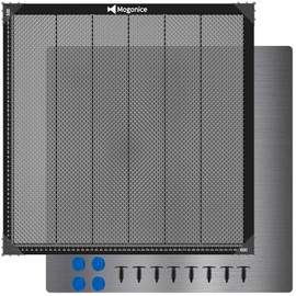 Mogonice Honeycomb Laser Bed 550x550mm 21.65''x21.65', Magnetic Steel Honeycomb Working Table for Laser Engraver, Fast Heat Dissipation, Table Protecting & Engraving Materials(Working Area 500x500mm)