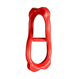 Caitec Corp (CAIAB) Hero Retriever Series ChewTime Natural Rubber Widget, Large, Red Dog Toy