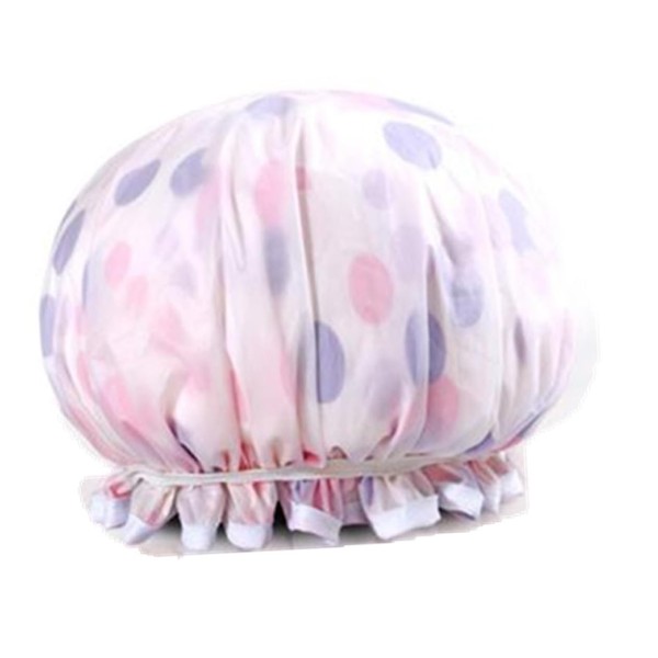 NOLITOY 2pcs Eva Bath Caps Hair Cover for Shower Double