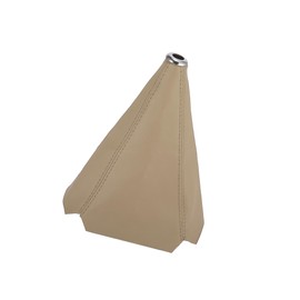 ACROPIX Shift Boot Cover Dust Proof Universal for Vehicle Car Beige PU Leather Car Parts