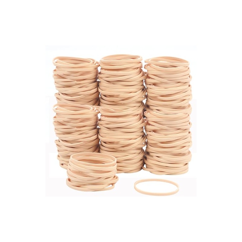 AMUU #33 Elastic Rubber Bands - 200 Pieces for Office
