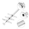 Baluue 8pcs Lab Hole Puncher Rubber Stopper Hole Puncher Chassis