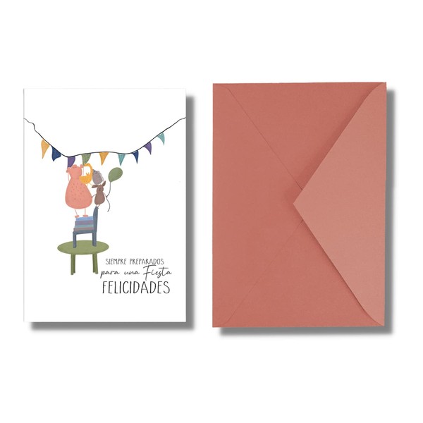 Forletter - Greeting Card, 15 x 21'5 cm, Birthday, Party