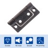 sourcing map 12Pcs 2x1 Inch Door Hinges Non-Mortise No Noise