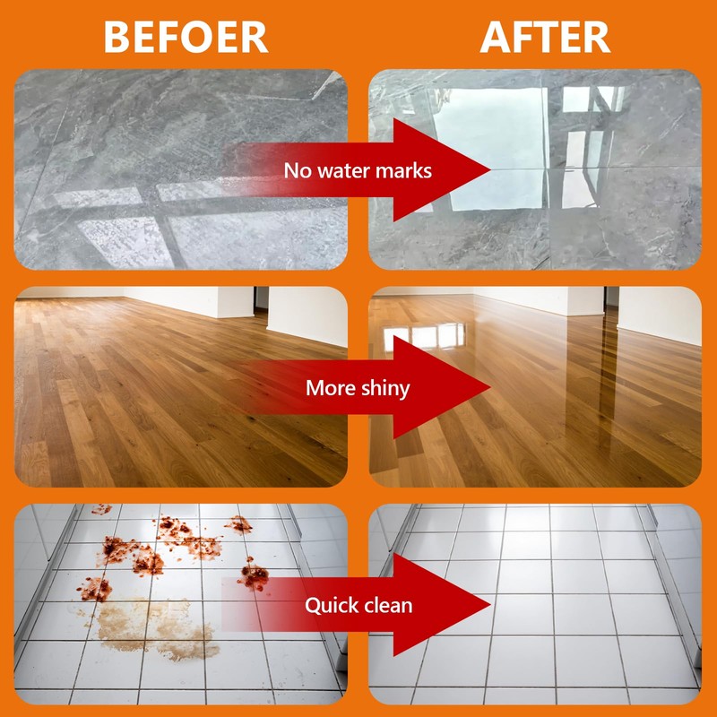 Floor Cleaning Solution- 85 FL OZ-Floor Cleaner for Mopping with