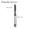 uxcell M4 x 0.7 Spiral Point Threading Tap, H2 Tolerance