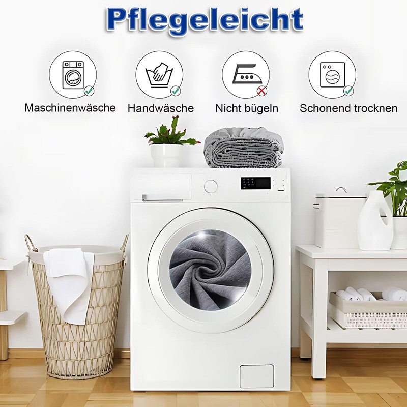Gluhbirnen Copridivano antiscivolo, rivestimento proteggi-divano, coperta per divano, grigio scuro,