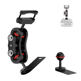 XSYALRHE Radar Detector Mount, Aluminum Rearview Mirror Rod Radar Bracket, Suitable for Uniden Radar Model