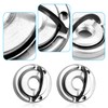 Bojueshaw 2pcs M14 Thread Self Locking Plate,Stainless Steel M14 Quick