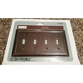 allen + roth Quad Toggle- Oil-rubbed Bronze Finish