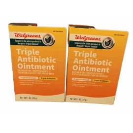 Unbranded Original First Aide Antibiotic Ointment Two Pack 2oz Exp 02/2026