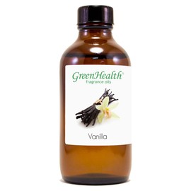 4 fl oz Vanilla Fragrance Oil (Glass Bottle w/Cap) - GreenHealth