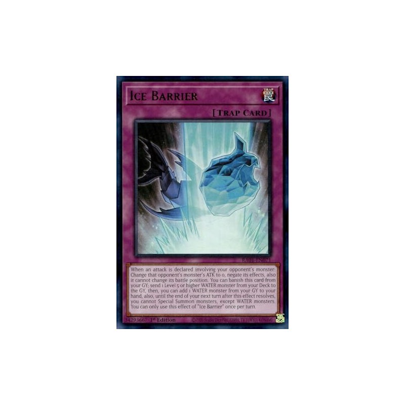 Ice Barrier (UR) - RA01-EN071 - Ultra Rare - 1st