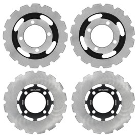 Traild CFMoto CForce 600/800/1000 2019-2025 Ridge Rider Rotor and Ceramic Brake Pad Kit Full Vehicle Set Front & Rear