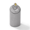 Oirlv Microfibre 3-Piece Ring Stand, Ring Organiser, Holder for Ring,