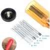 Gazaar Push Pull Ratchet Screwdriver, Adjustment Spiral Ratchet Screwdriver, Semi