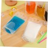 PACKOVE 50PCS Food Grade Clear Drink Pouches with Reclosable Zipper