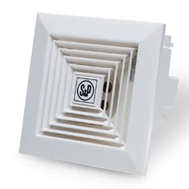 Extractor de aire centrífugo para falso plafón Soler & Palau, ideal para oficinas, escuelas, negocios, discretos y silenciosos. Operación continua (CFP-100 (100m3/h))